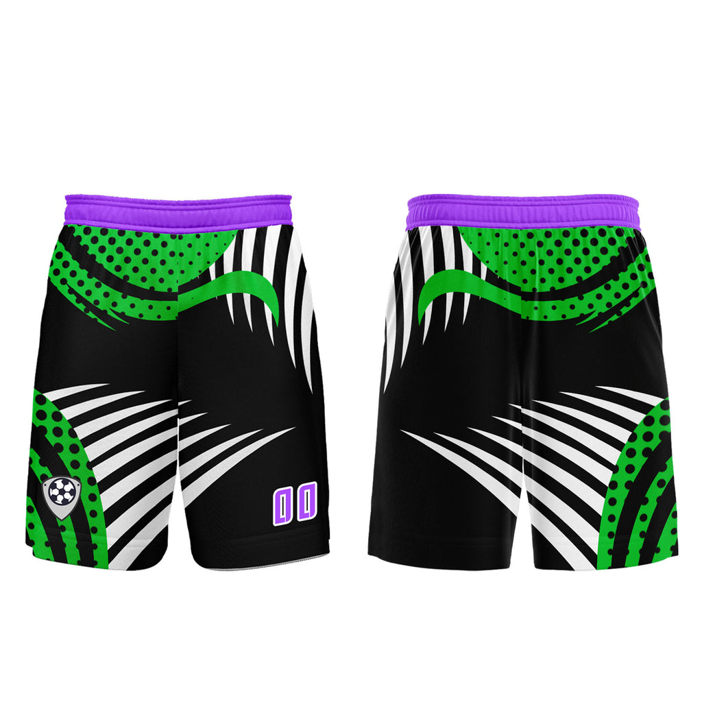 Custom Green Purple Jerseys for Men Women Personalized Soccer Uniforms for Adult and Kid enthsush