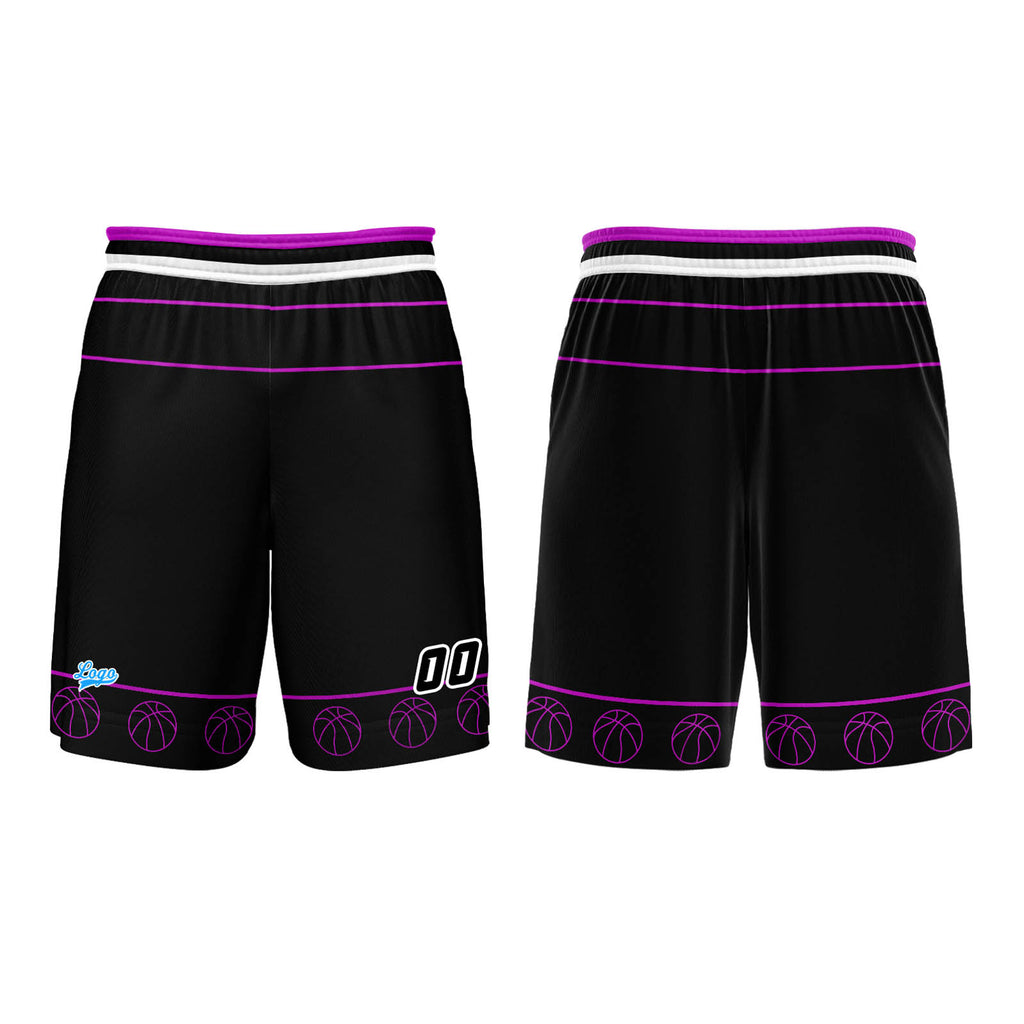 Custom White Purple Basketball Jersey Uniform Suit Printed Your Logo Name Number enthsush