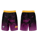 Custom Purple Orange Jerseys for Men Women Personalized Soccer Uniforms for Adult and Kid