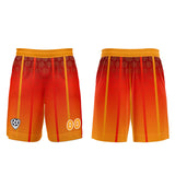 Custom Orange Yellow Jerseys for Men Women Personalized Soccer Uniforms for Adult and Kid