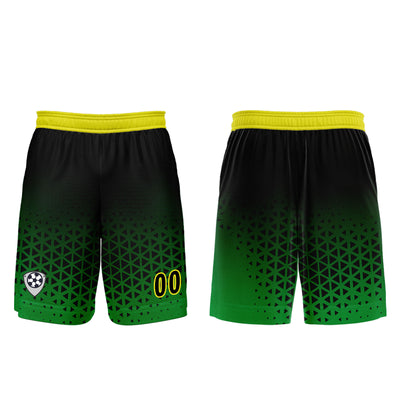 Custom Green Yellow Jerseys for Men Women Personalized Soccer Uniforms for Adult and Kid enthsush