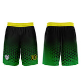 Custom Green Yellow Jerseys for Men Women Personalized Soccer Uniforms for Adult and Kid