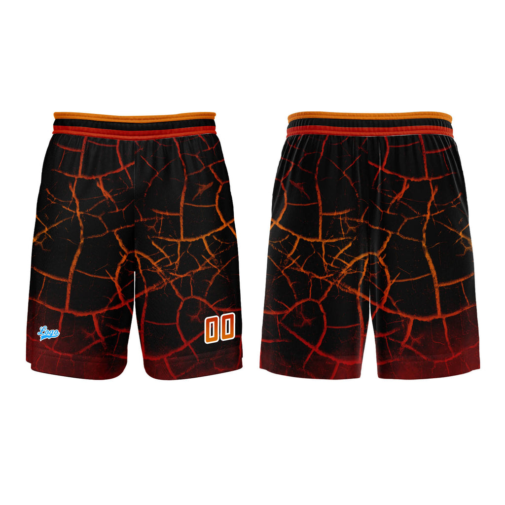 Custom Orange Red Basketball Jersey Uniform Suit Printed Your Logo Name Number enthsush