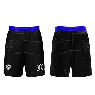 Custom Black Blue Jerseys for Men Women Personalized Soccer Uniforms for Adult and Kid enthsush