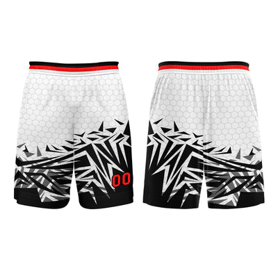 Custom Red Black Basketball Jersey Uniform Suit Printed Your Logo Name Number enthsush