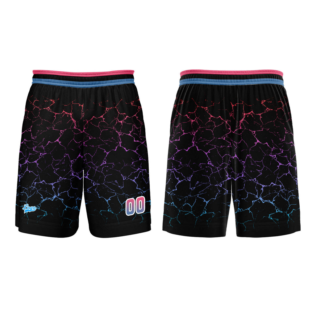 Custom Pink Blue Basketball Jersey Uniform Suit Printed Your Logo Name Number enthsush