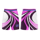 Custom Pink Purple Basketball Jersey Uniform Suit Printed Your Logo Name Number