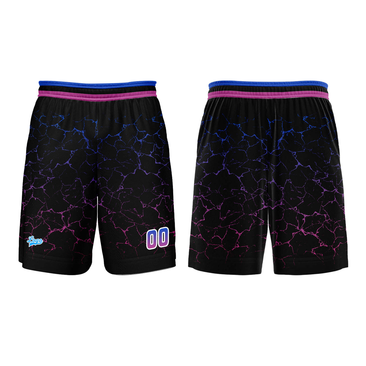 Custom Rose Purple Basketball Jersey Uniform Suit Printed Your Logo Name Number enthsush