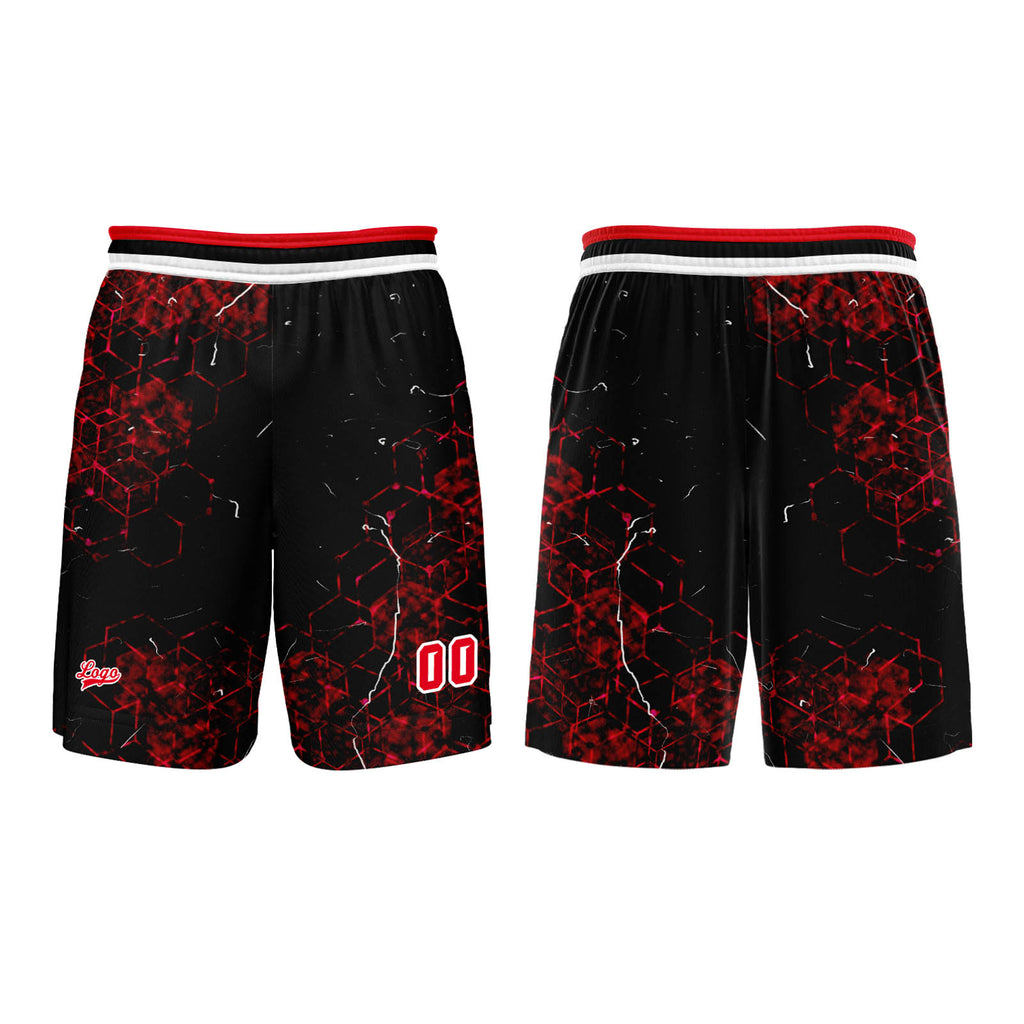 Custom Red Basketball Jersey Uniform Suit Printed Your Logo Name Number enthsush