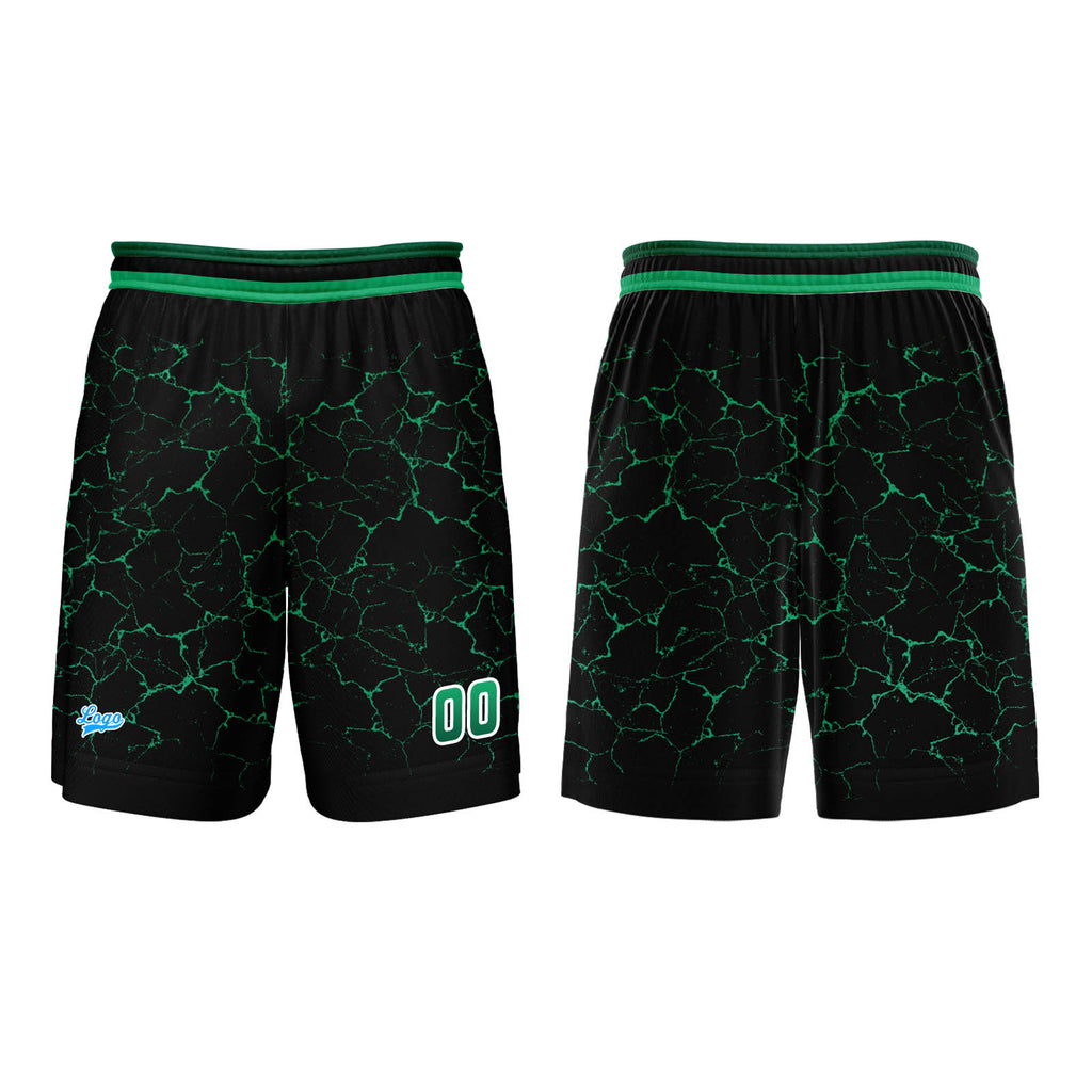 Custom Green Basketball Jersey Uniform Suit Printed Your Logo Name Number enthsush