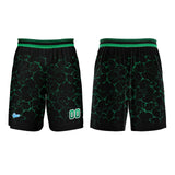 Custom Green Basketball Jersey Uniform Suit Printed Your Logo Name Number