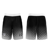 Custom Black White Jerseys for Men Women Personalized Soccer Uniforms for Adult and Kid