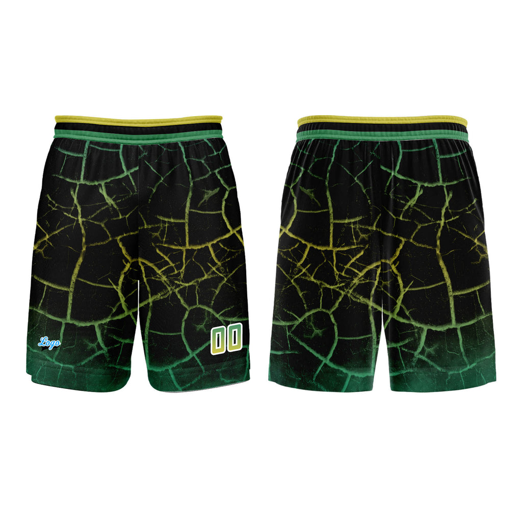 Custom Green Basketball Jersey Uniform Suit Printed Your Logo Name Number enthsush