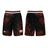 Custom Orange Basketball Jersey Uniform Suit Printed Your Logo Name Number