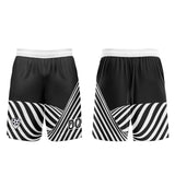 Custom Black White Soccer Jerseys for Men Women Personalized Soccer Uniforms for Adult and Kid