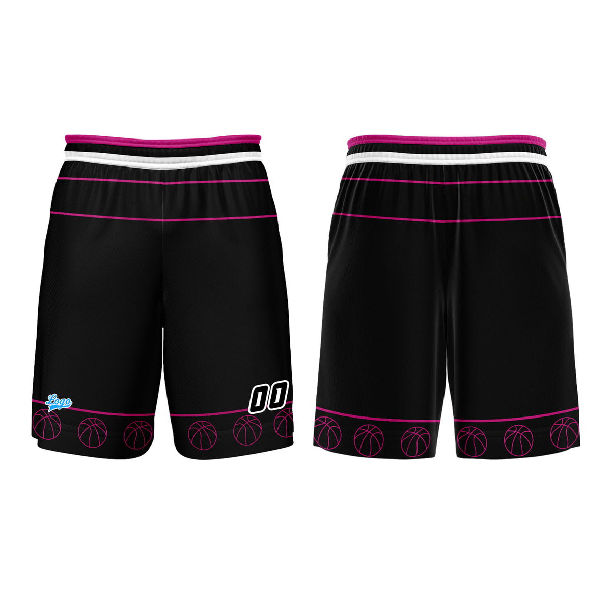 Custom White Rose Basketball Jersey Uniform Suit Printed Your Logo Name Number enthsush