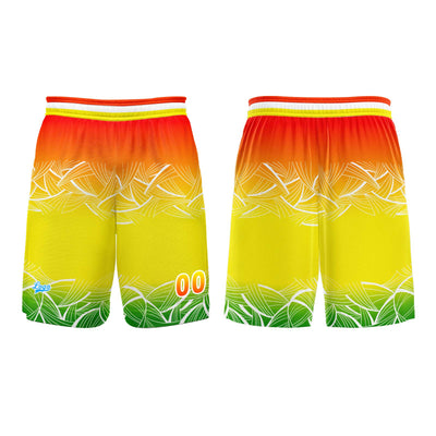 Custom Orange Yellow Basketball Jersey Uniform Suit Printed Your Logo Name Number enthsush
