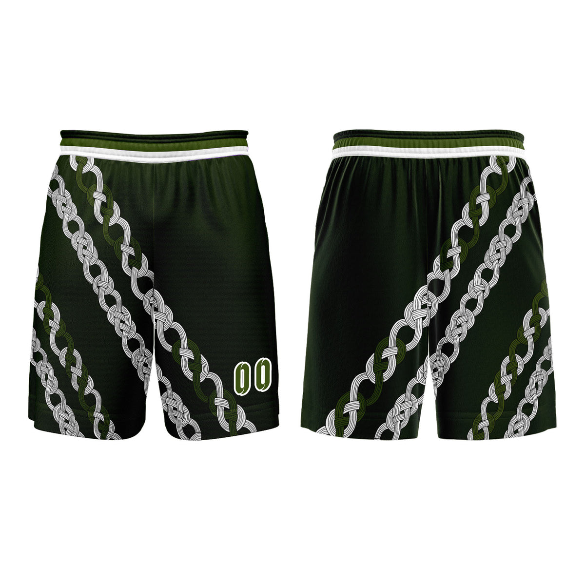 Custom Olive Green Basketball Jersey Uniform Suit Printed Your Logo Name Number enthsush