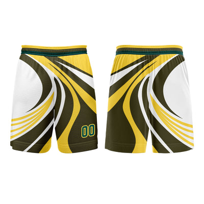 Custom Lemon Yellow Green Basketball Jersey Uniform Suit Printed Your Logo Name Number enthsush