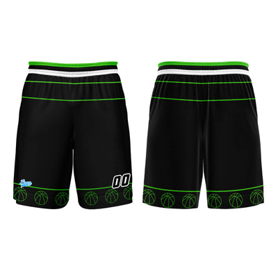 Custom Black Green Basketball Jersey Uniform Suit Printed Your Logo Name Number enthsush