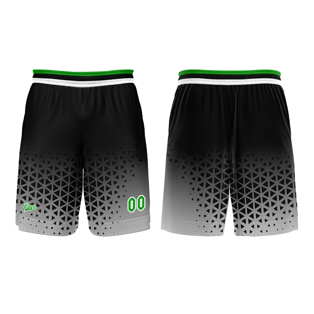 Custom  Green White Basketball Jersey Uniform Suit Printed Your Logo Name Number enthsush