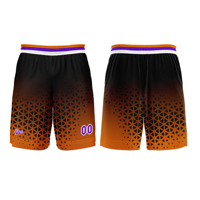 Custom  Orange Purple Basketball Jersey Uniform Suit Printed Your Logo Name Number enthsush