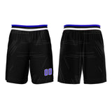 Custom Black Purple Basketball Jersey Uniform Suit Printed Your Logo Name Number