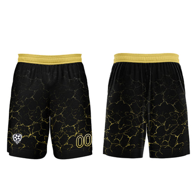 Custom Black Yellow Jerseys for Men Women Personalized Soccer Uniforms for Adult and Kid enthsush