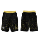 Custom Black Yellow Jerseys for Men Women Personalized Soccer Uniforms for Adult and Kid