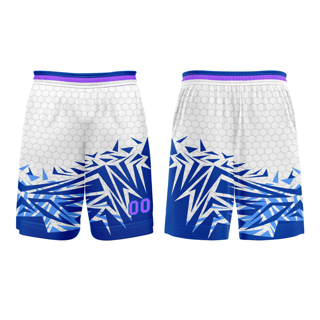 Custom Blue Violet Basketball Jersey Uniform Suit Printed Your Logo Name Number enthsush