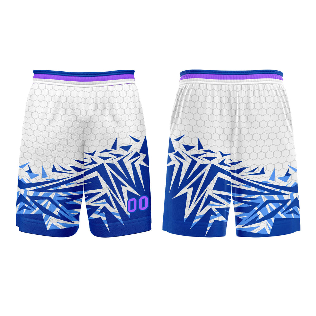 Custom Blue Violet Basketball Jersey Uniform Suit Printed Your Logo Name Number enthsush