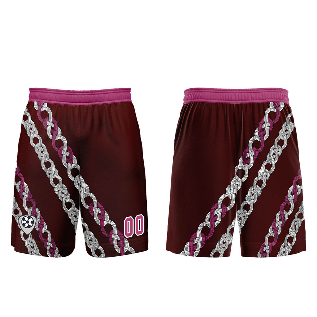 Custom Pink Red Jerseys for Men Women Personalized Soccer Uniforms for Adult and Kid enthsush