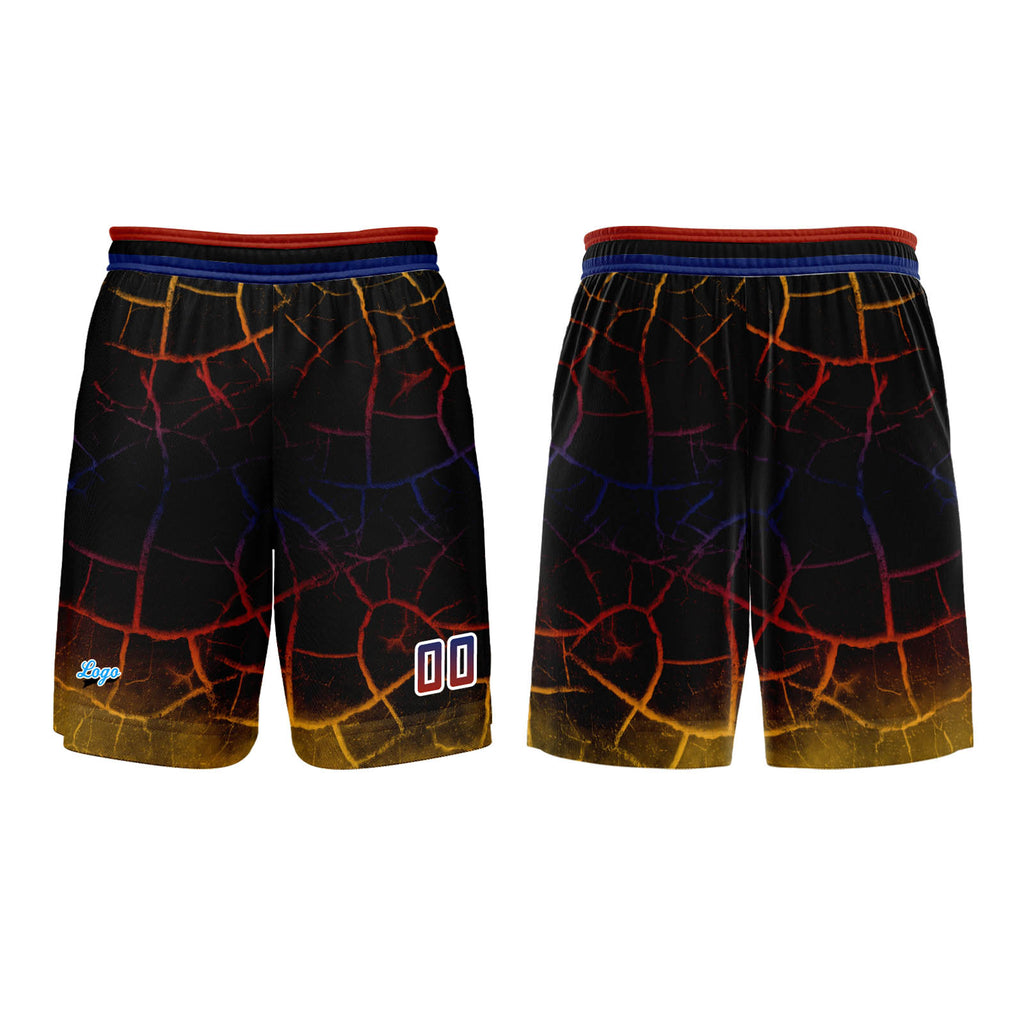 Custom Red Yellow Basketball Jersey Uniform Suit Printed Your Logo Name Number enthsush