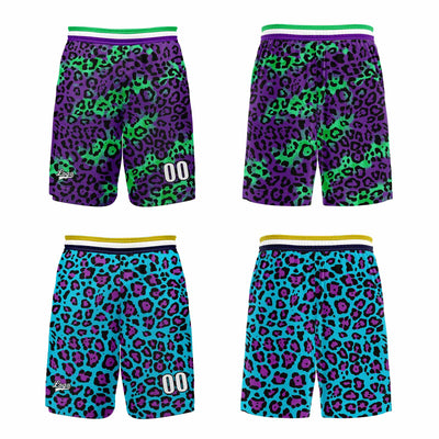Custom Purple Aqua Reversible Basketball Suit for Adults and Kids Personalized Jersey enthsush