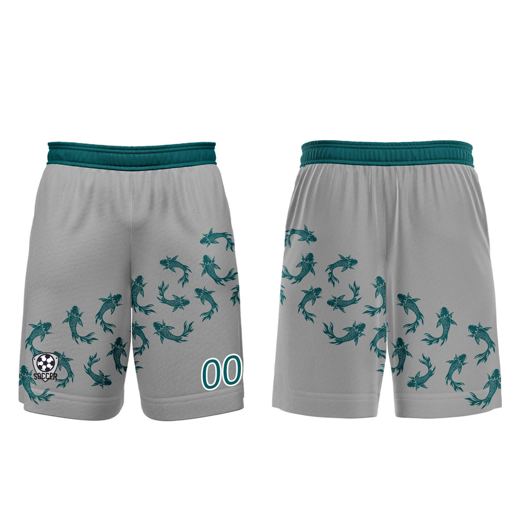 Custom Grey Jerseys for Men Women Personalized Soccer Uniforms for Adult and Kid enthsush