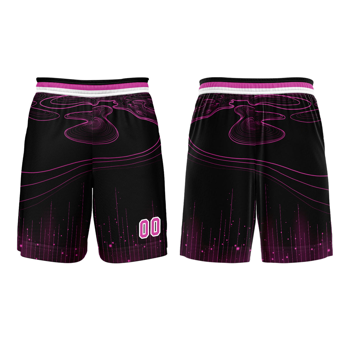 Custom Black Rose Purple Basketball Jersey Uniform Suit Printed Your Logo Name Number enthsush