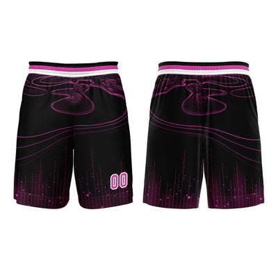 Custom Black Rose Purple Basketball Jersey Uniform Suit Printed Your Logo Name Number enthsush