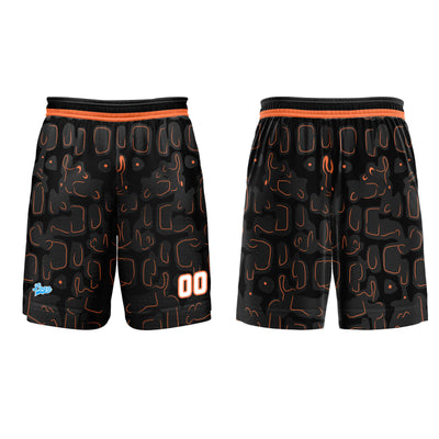 Custom Orange Basketball Jersey Uniform Suit Printed Your Logo Name Number enthsush