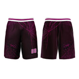 Custom Rose Purple Basketball Jersey Uniform Suit Printed Your Logo Name Number