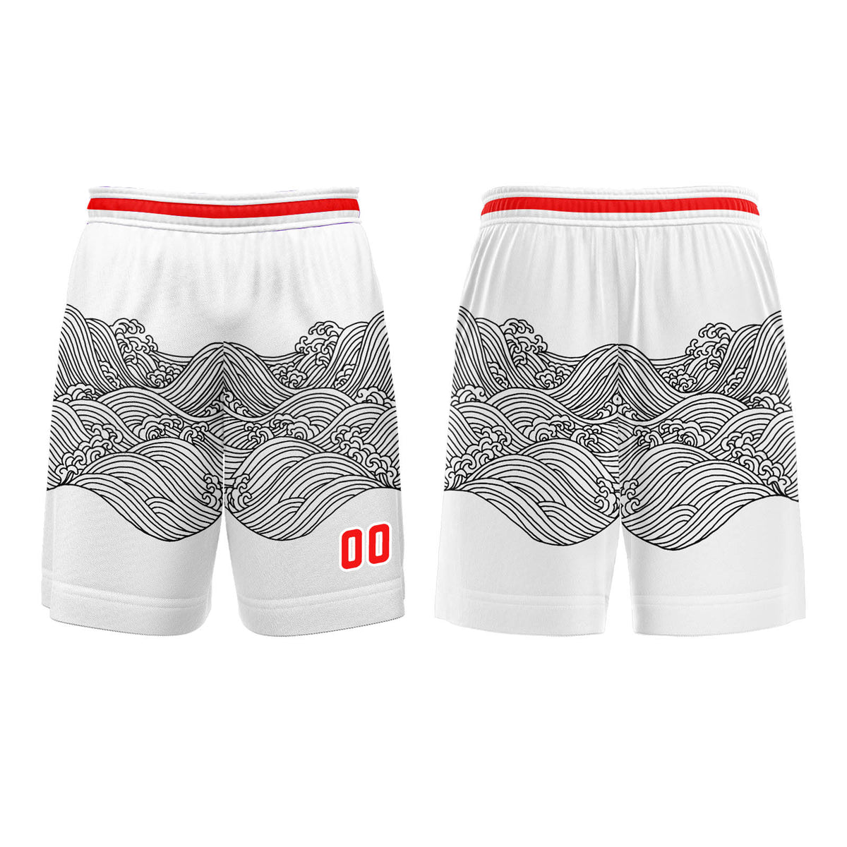 Custom White Black Basketball Jersey Uniform Suit Printed Your Logo Name Number enthsush