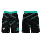 Custom Black Dark Green Jerseys for Men Women Personalized Soccer Uniforms for Adult and Kid