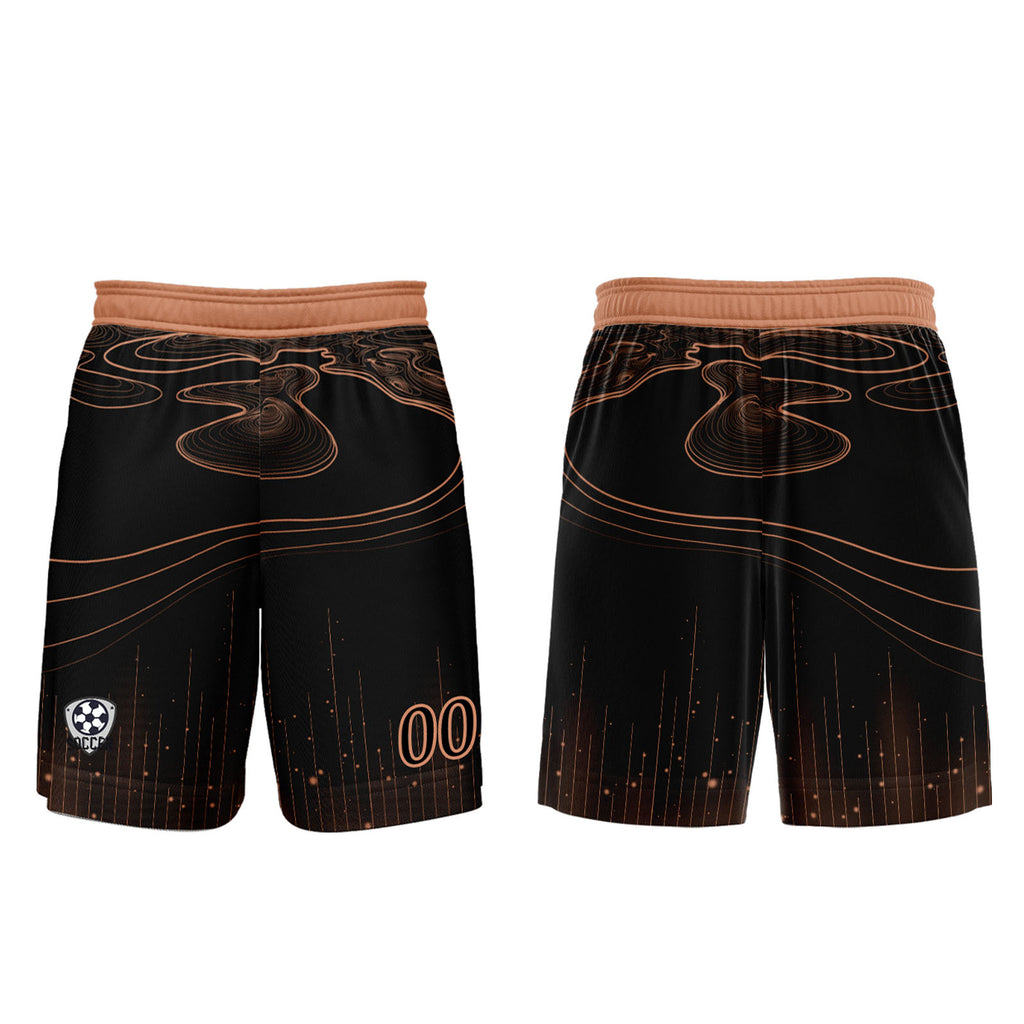 Custom Black Orange Soccer Jerseys for Men Women Personalized Soccer Uniforms for Adult and Kid enthsush