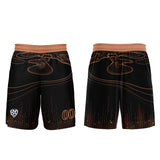 Custom Black Orange Soccer Jerseys for Men Women Personalized Soccer Uniforms for Adult and Kid