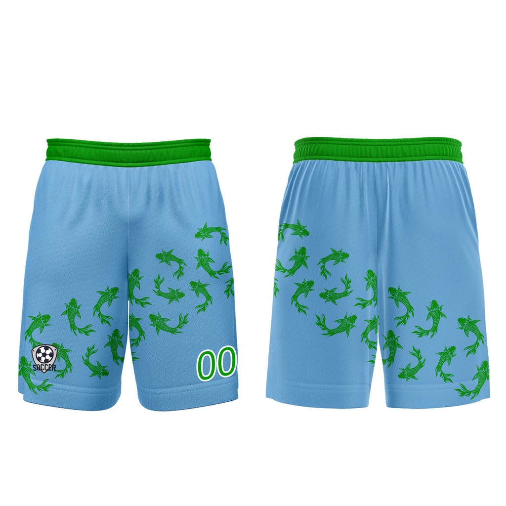 Custom Sky Blue Jerseys for Men Women Personalized Soccer Uniforms for Adult and Kid enthsush