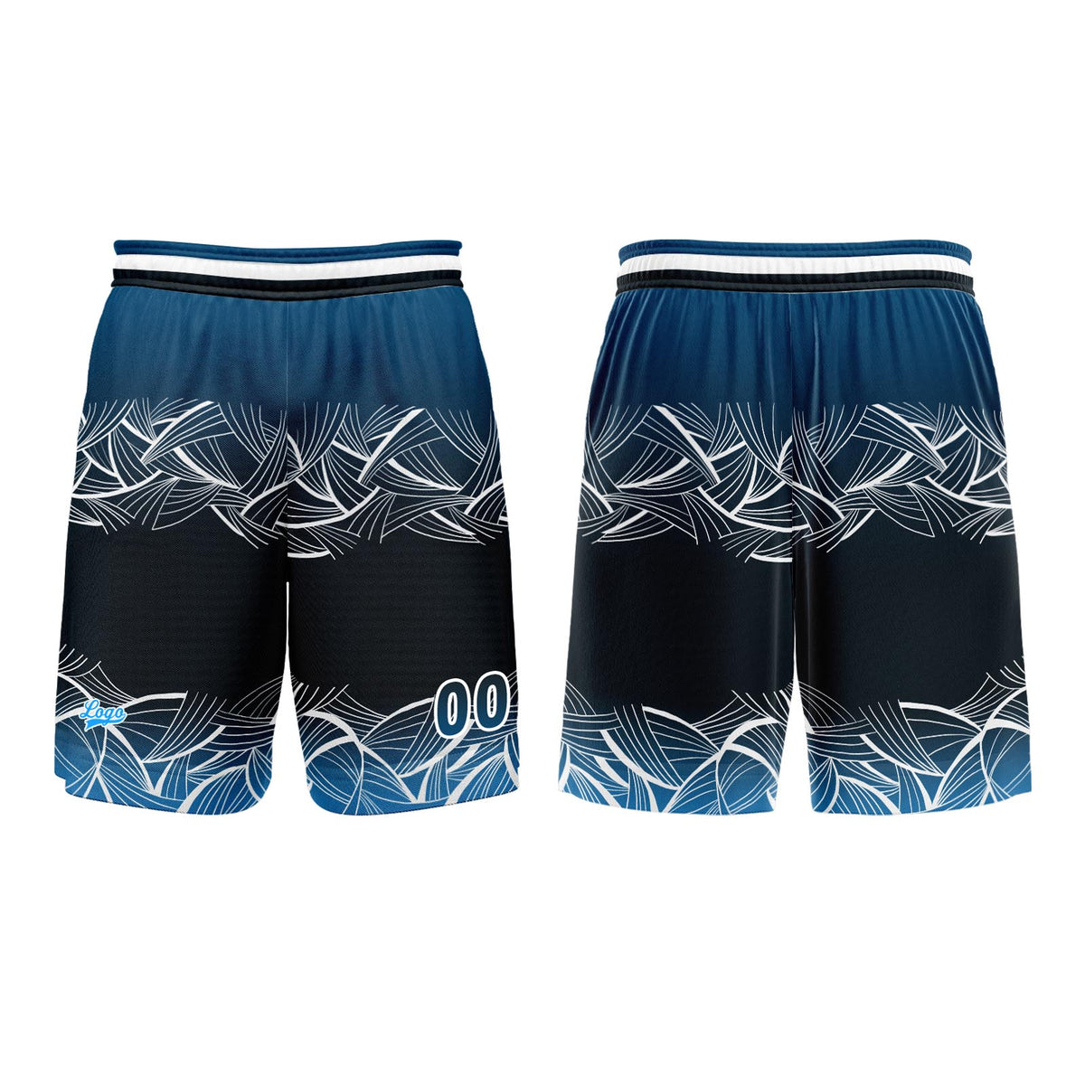 Custom Dark Blue Basketball Jersey Uniform Suit Printed Your Logo Name Number enthsush
