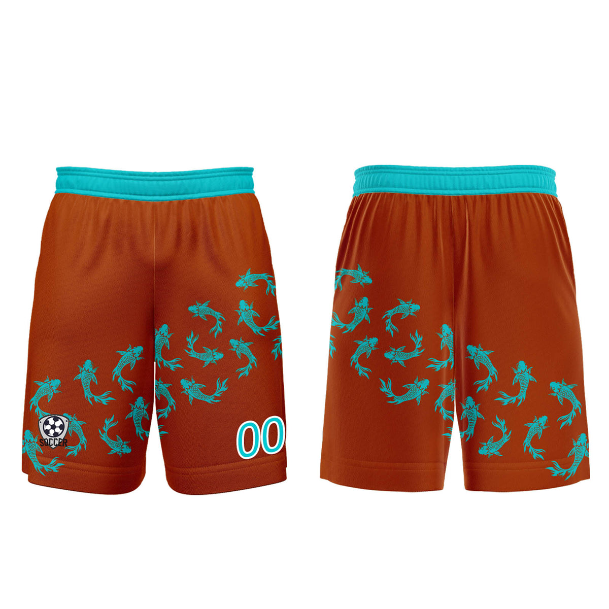 Custom Orange Jerseys for Men Women Personalized Soccer Uniforms for Adult and Kid enthsush