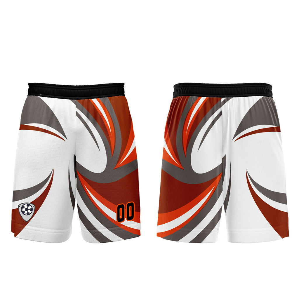 Custom White Brown Jerseys for Men Women Personalized Soccer Uniforms for Adult and Kid enthsush