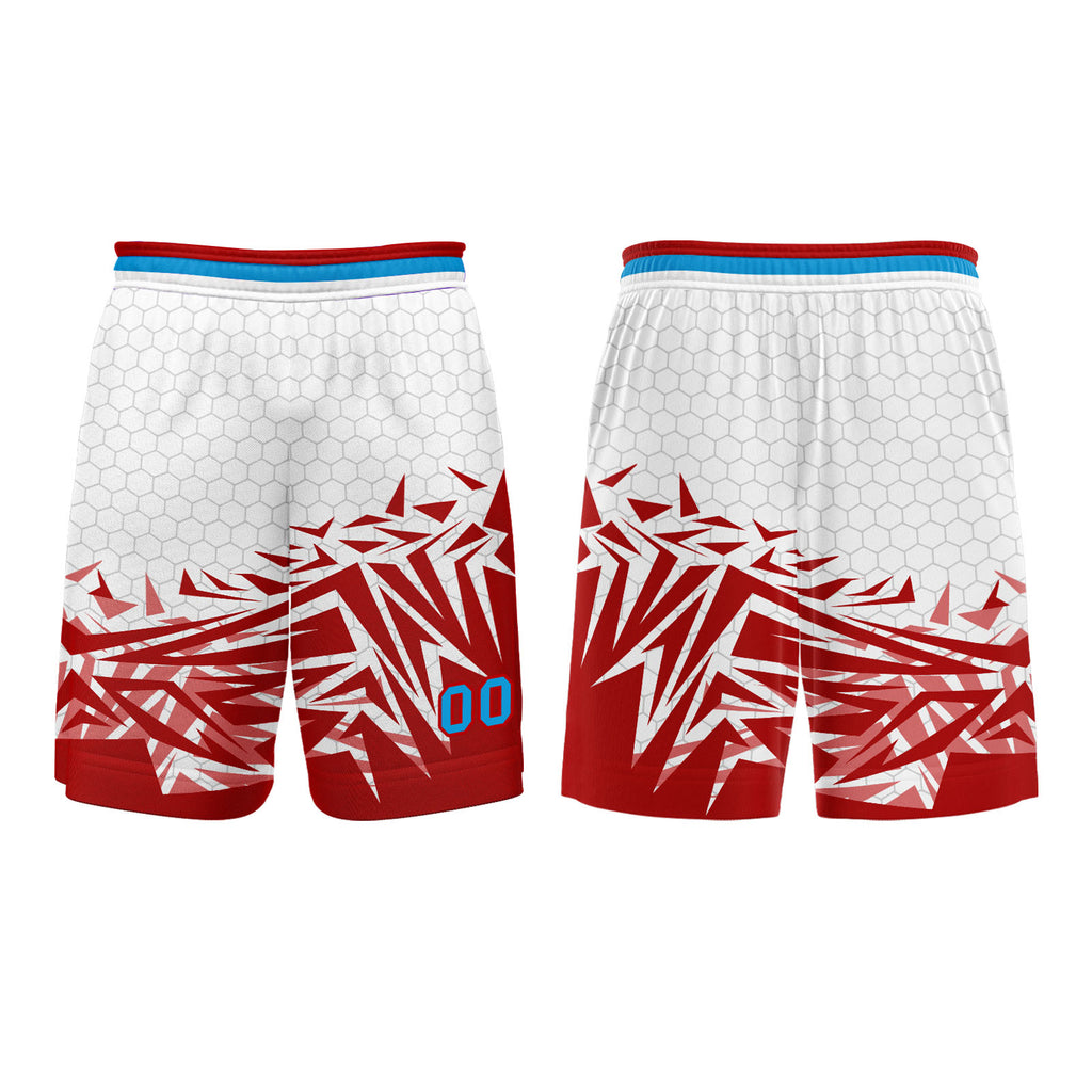 Custom Red Blue Basketball Jersey Uniform Suit Printed Your Logo Name Number enthsush