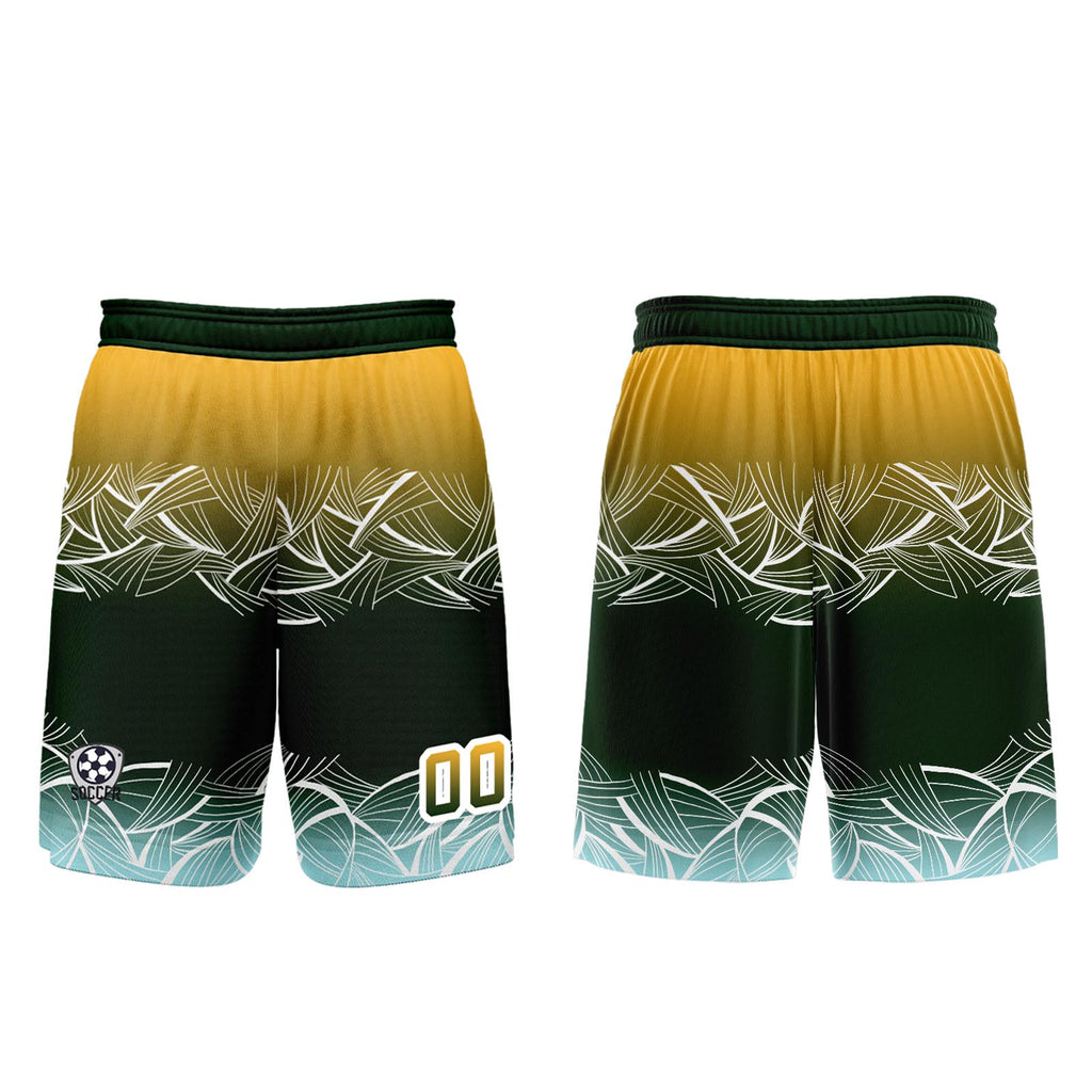 Custom Yellow Green Jerseys for Men Women Personalized Soccer Uniforms for Adult and Kid enthsush