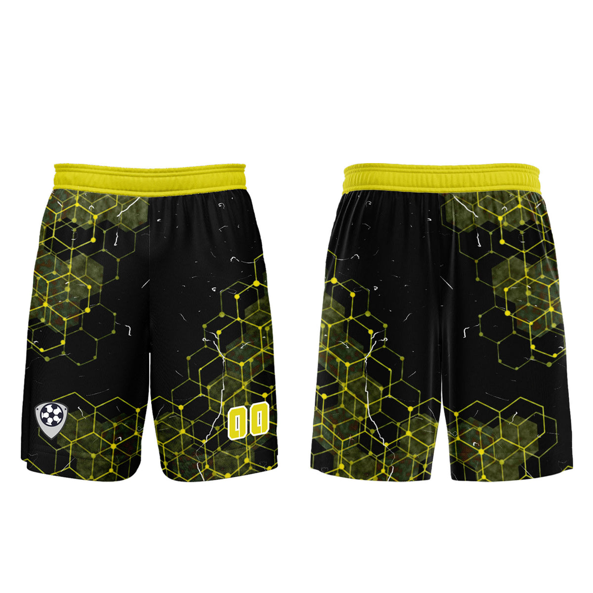 Custom Yellow Jerseys for Men Women Personalized Soccer Uniforms for Adult and Kid enthsush